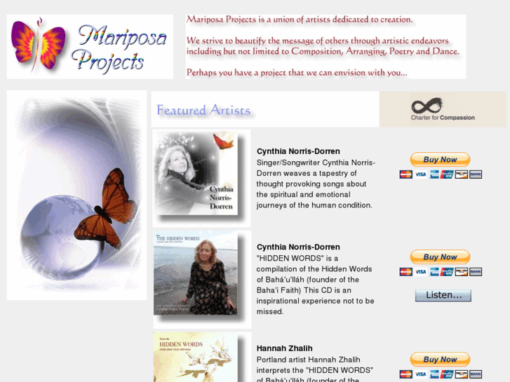 www.mariposaprojects.com