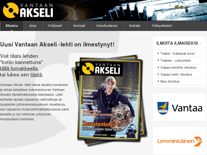 www.vantaanakseli.fi