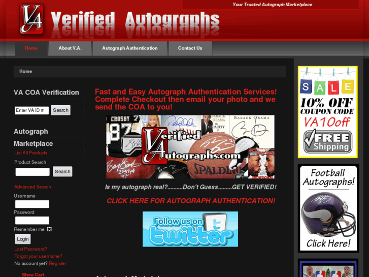 www.verifiedautographs.com