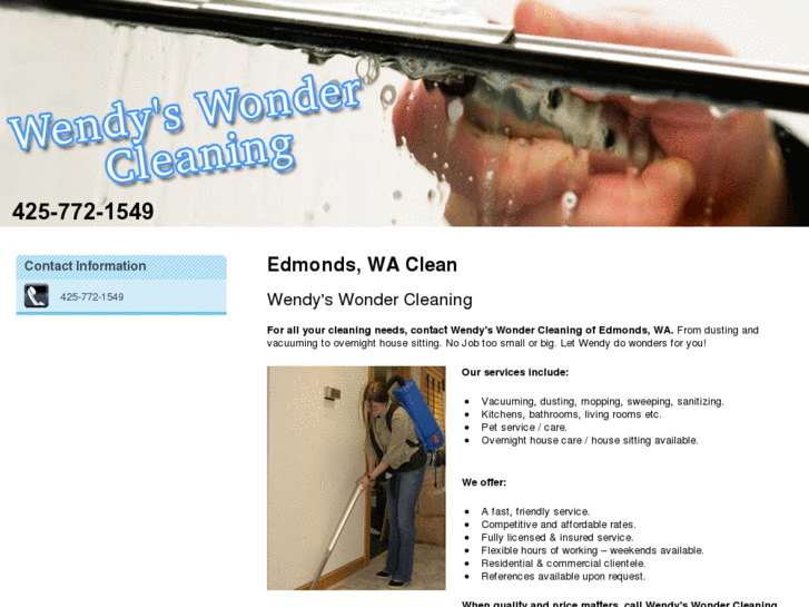 www.wendyswondercleaning.com