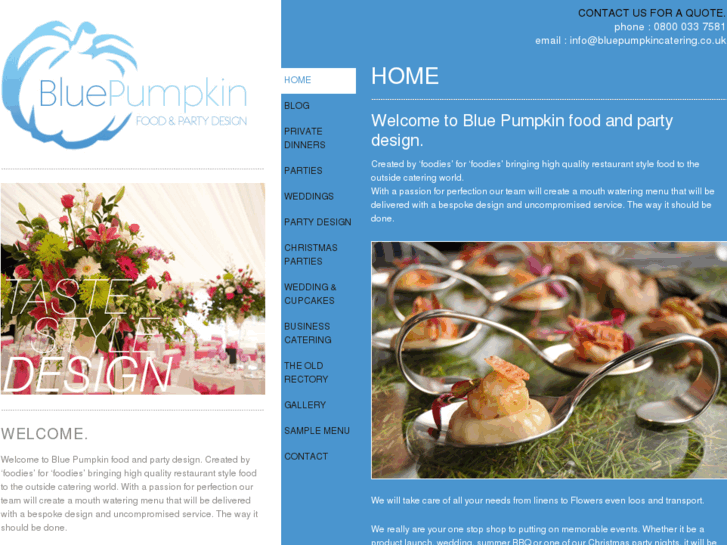 www.bluepumpkincatering.co.uk