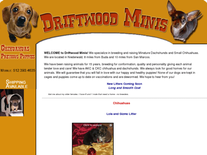 www.driftwoodminis.com