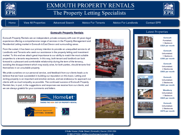 www.exmouthpropertyrentals.com