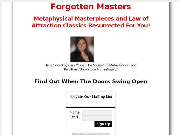 www.forgottenmasters.com