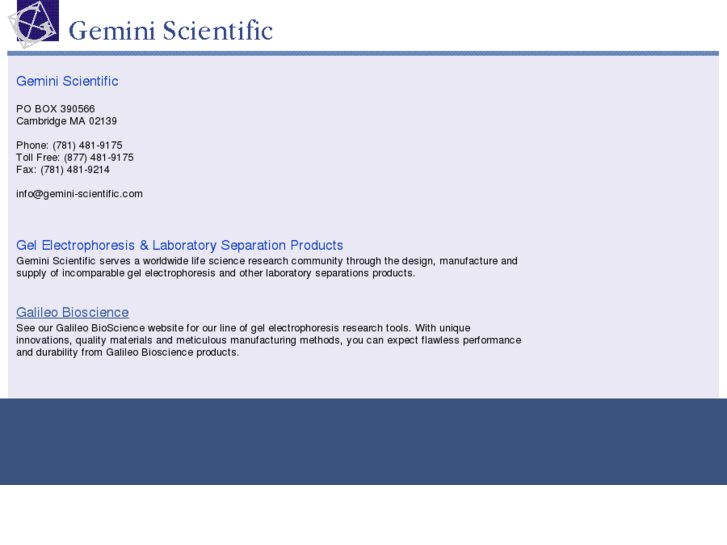 www.gemini-scientific.com