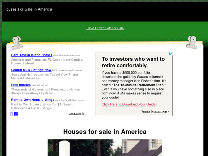 www.housesforsaleinamerica.com