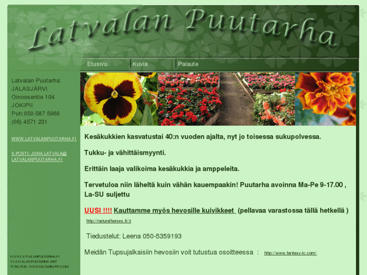 www.latvalanpuutarha.fi