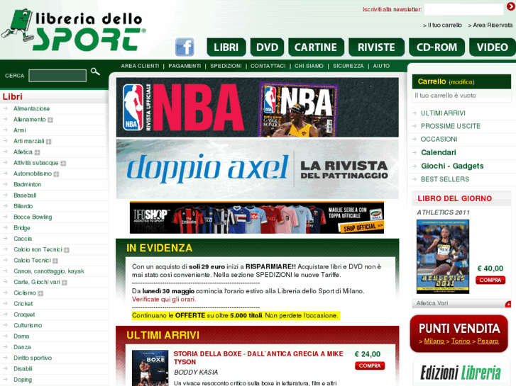 www.libreriadellosport.it