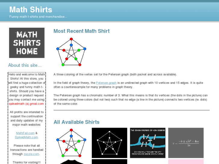 www.math-shirts.com