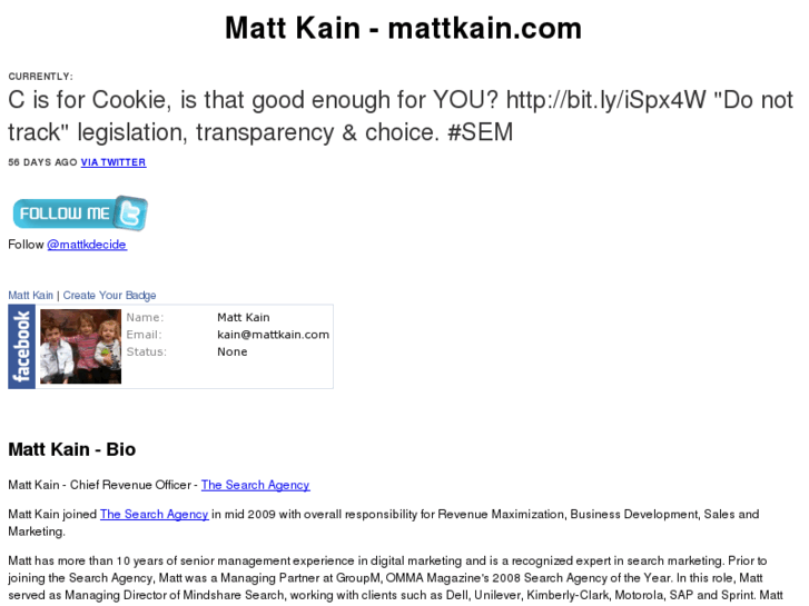 www.mattkain.com