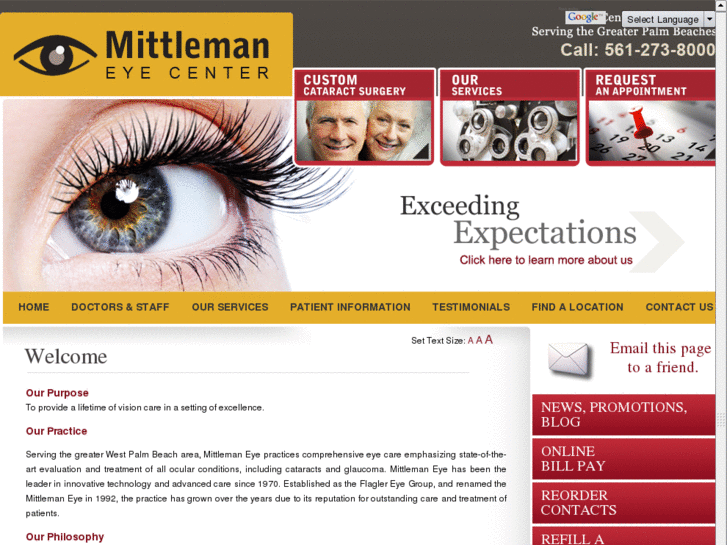 www.mittlemaneyecenter.com