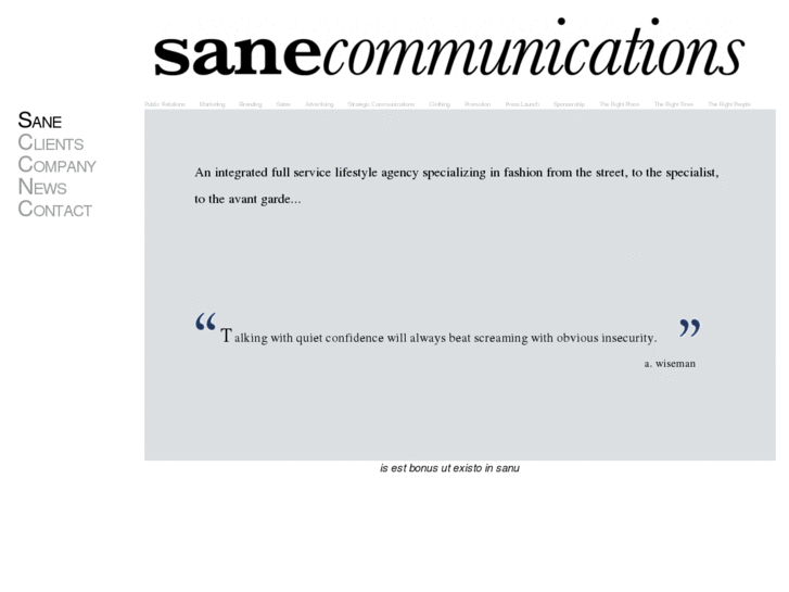 www.sanecommunications.com