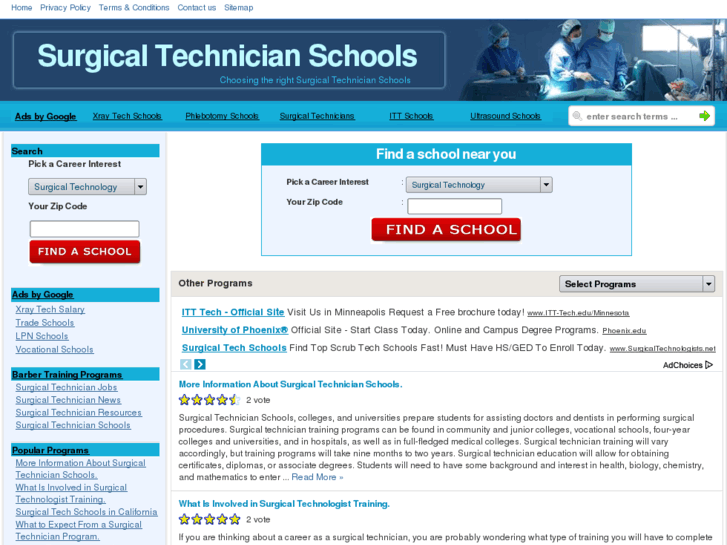 www.surgicaltechschools.org