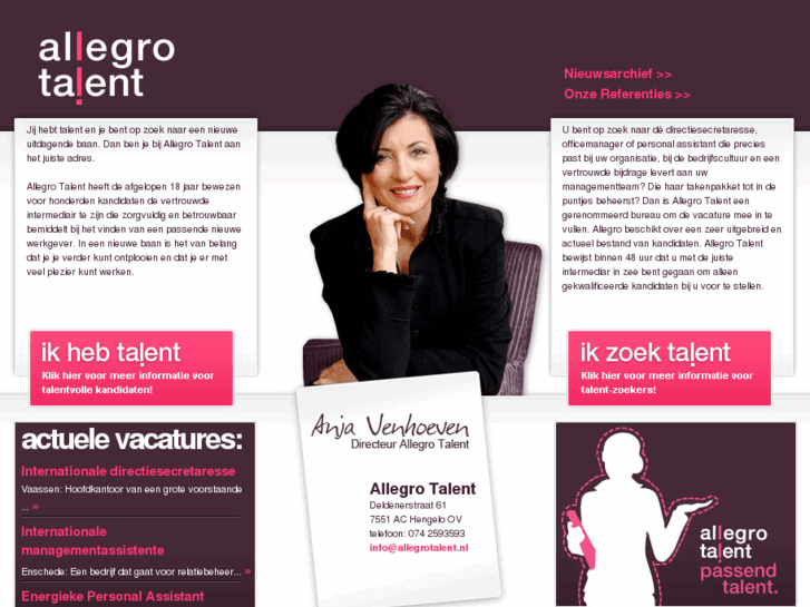 www.allegrotalent.nl