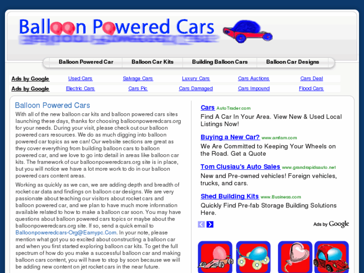 www.balloonpoweredcars.org