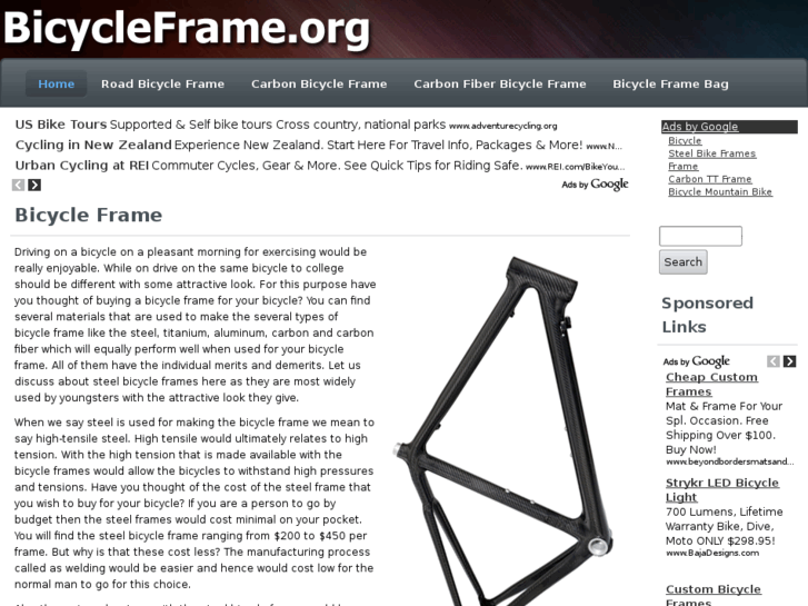 www.bicycleframe.org