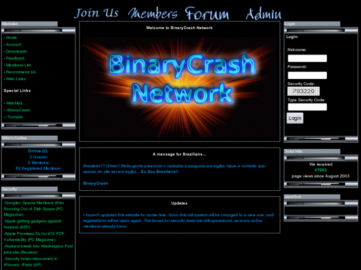 www.binarycrash.net