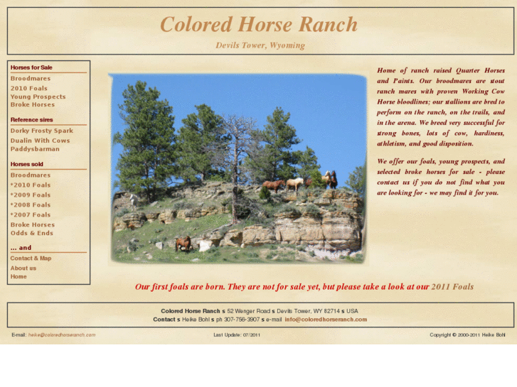 www.coloredhorseranch.com