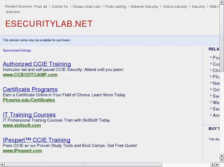 www.esecuritylab.net