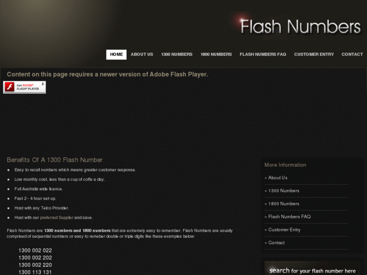 www.flash1300numbers.com.au