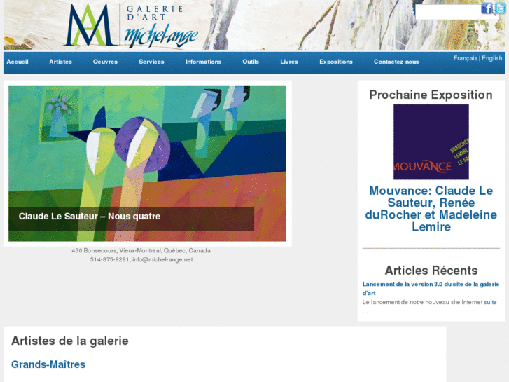 www.galeriemichel-ange.com