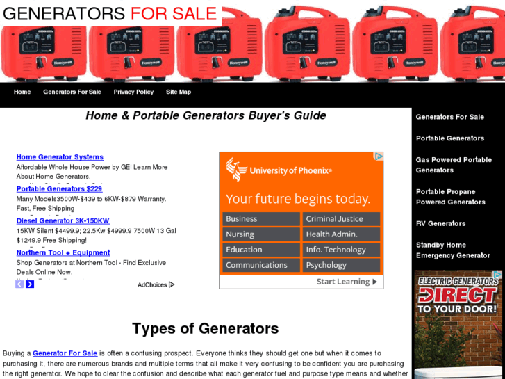 www.generatorsforsalediscount.com