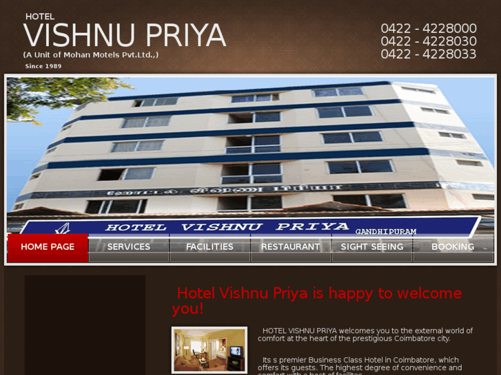 www.hotelvishnupriya.net