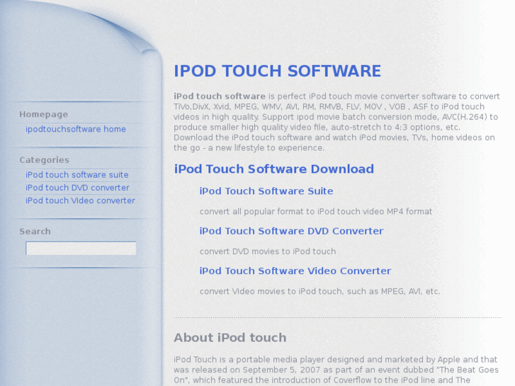 www.ipodtouchsoftware.net