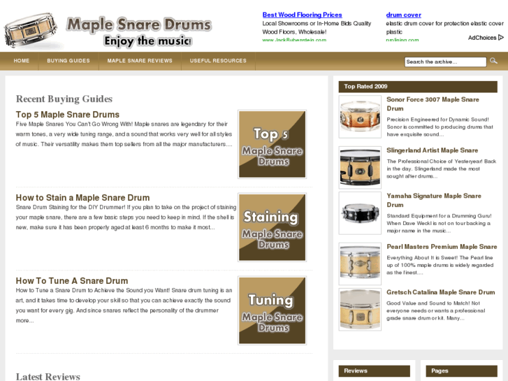 www.maplesnaredrums.com