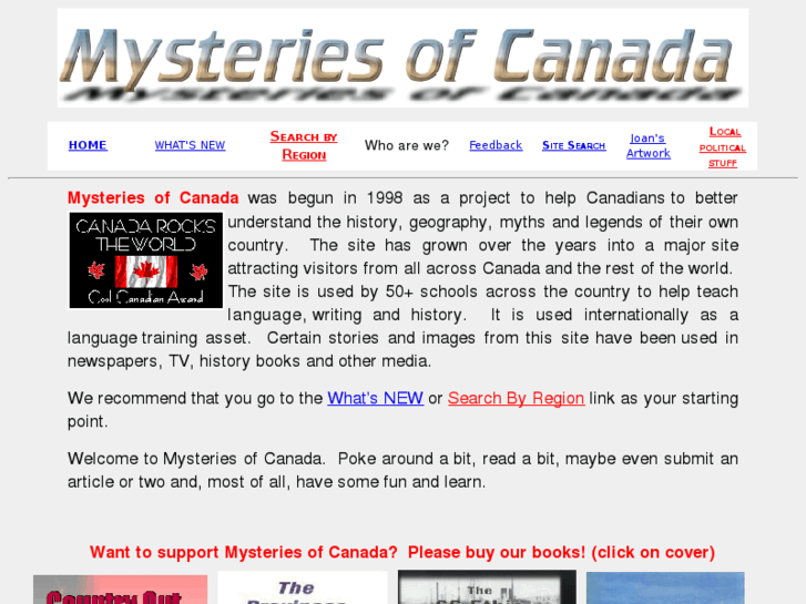 www.mysteriesofcanada.com