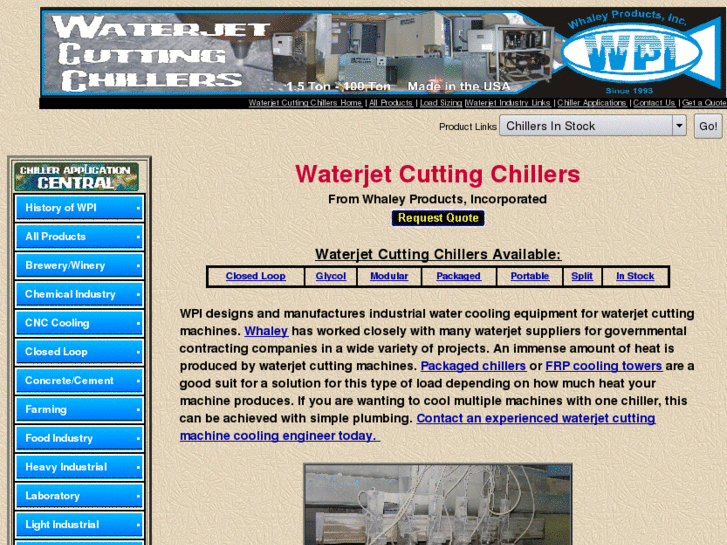 www.waterjetcuttingchiller.com