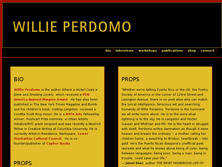 www.willieperdomo.com