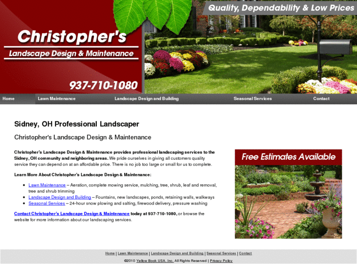 www.christopherslawnlandscape.com