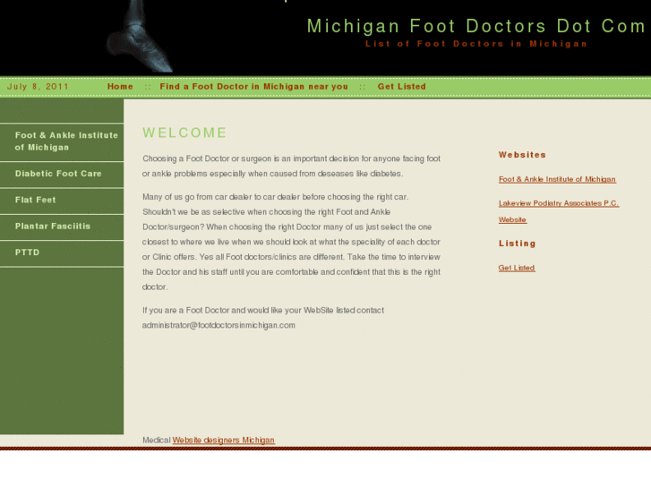 www.footdoctorsinmichigan.com