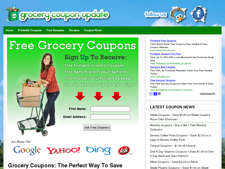 www.grocerycouponupdate.com