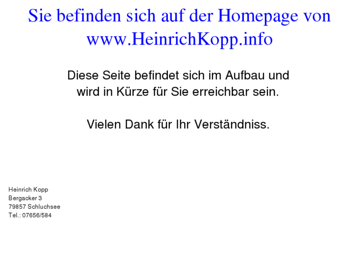 www.heinrichkopp.info