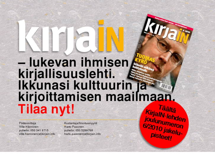 www.kirjain.info