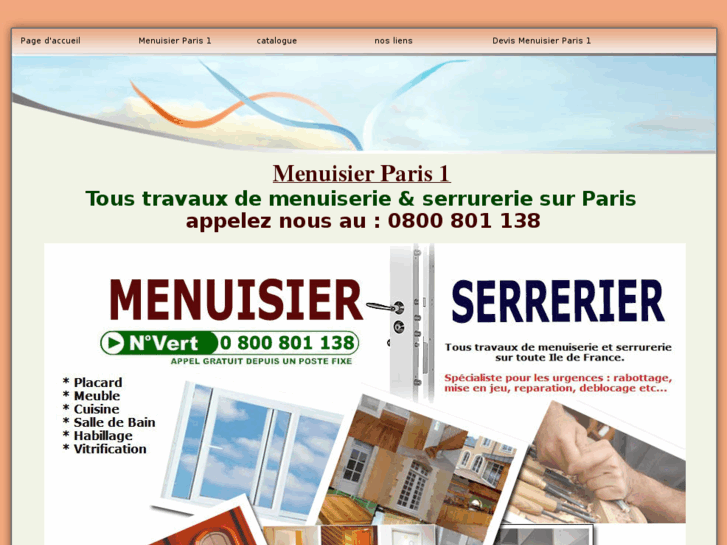 www.menuisierparis1.net