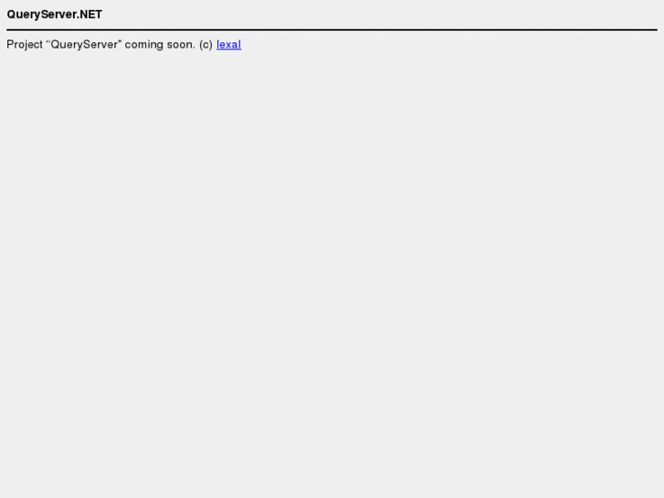 www.queryserver.net