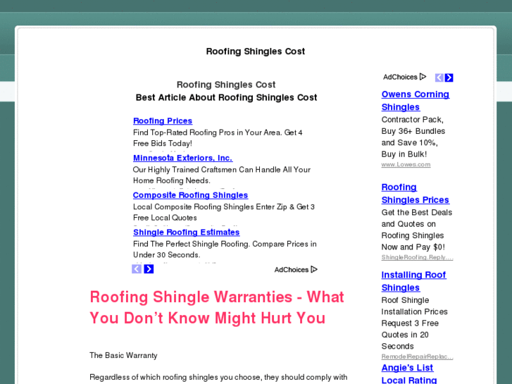 www.roofingshinglescost.org