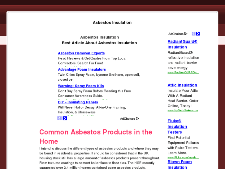 www.asbestosinsulation.org