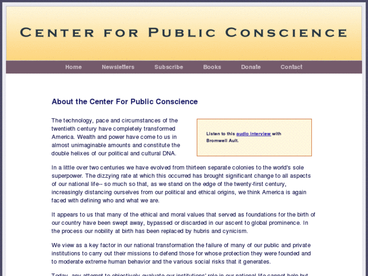 www.centerforpublicconscience.org