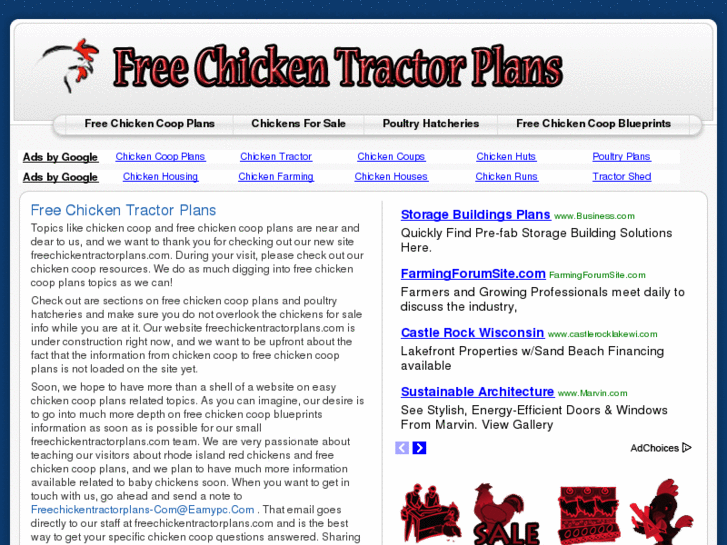 www.freechickentractorplans.com