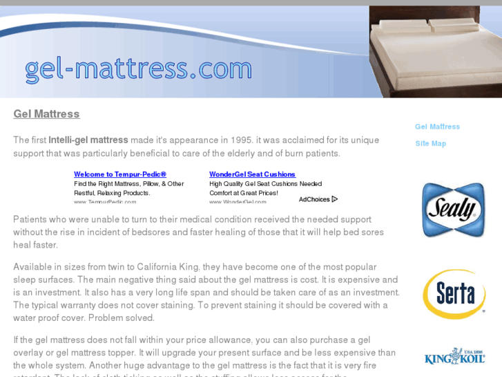 www.gel-mattress.com