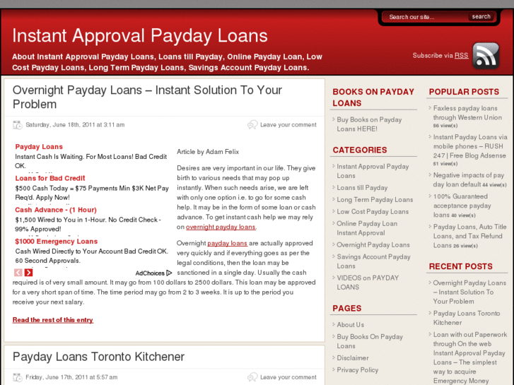 www.instantapproval-paydayloans.org