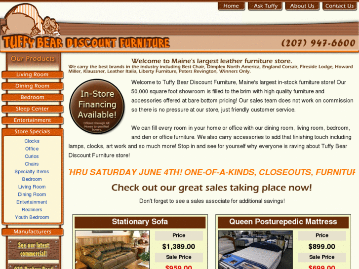 www.maineleatherfurniturestore.com