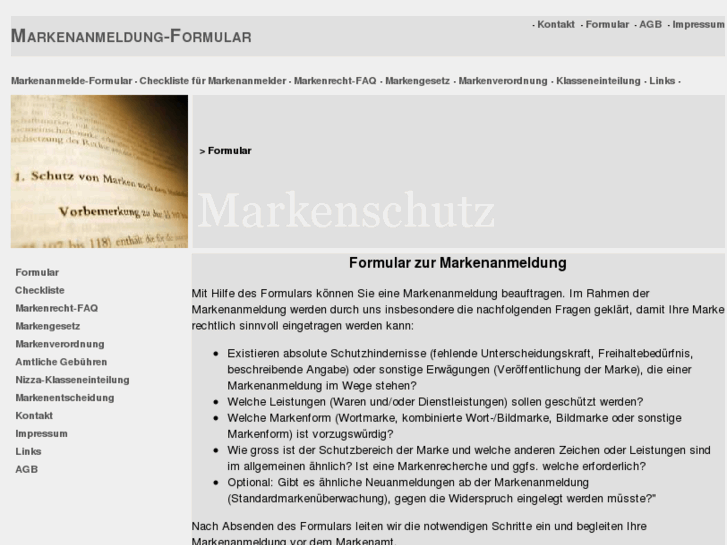 www.markenanmeldung-formular.de