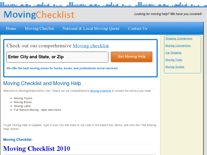 www.movingchecklistinc.com