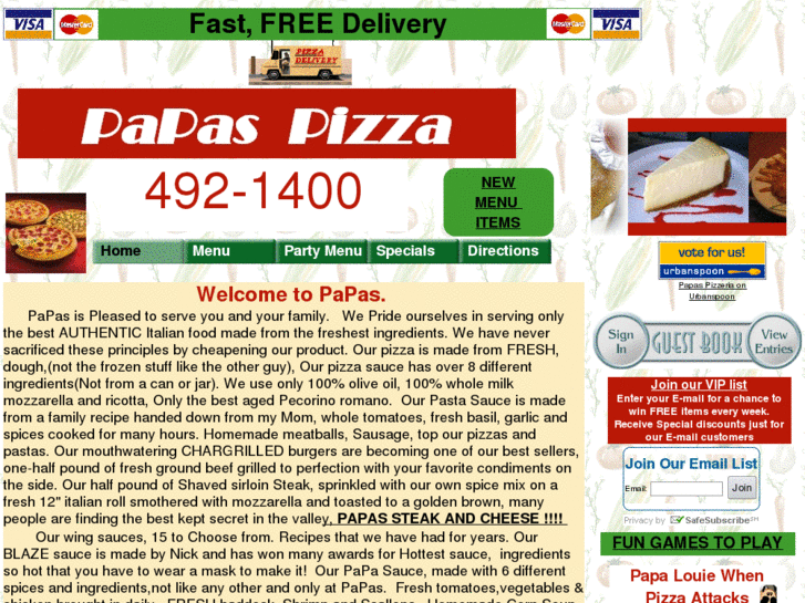 www.pizzaatpapas.com