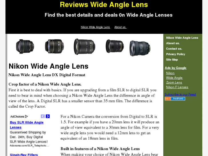 www.reviewswideanglelens.com